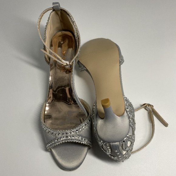 XYD Ballroom Dance Shoes Wedding Sandals for Women - Picture 11 of 11